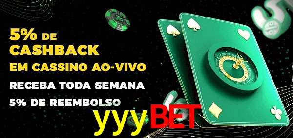 Promoções do cassino ao Vivo yyybet